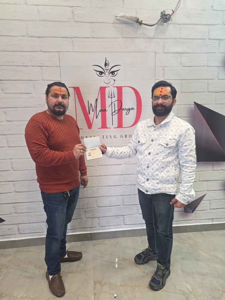 Rohit Bansal — visa approved with Maa Durga Consulting Group
