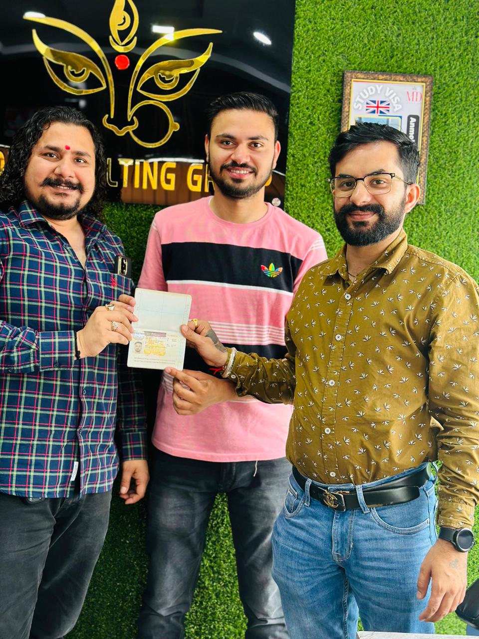 Simran Ahuja — visa approved with Maa Durga Consulting Group