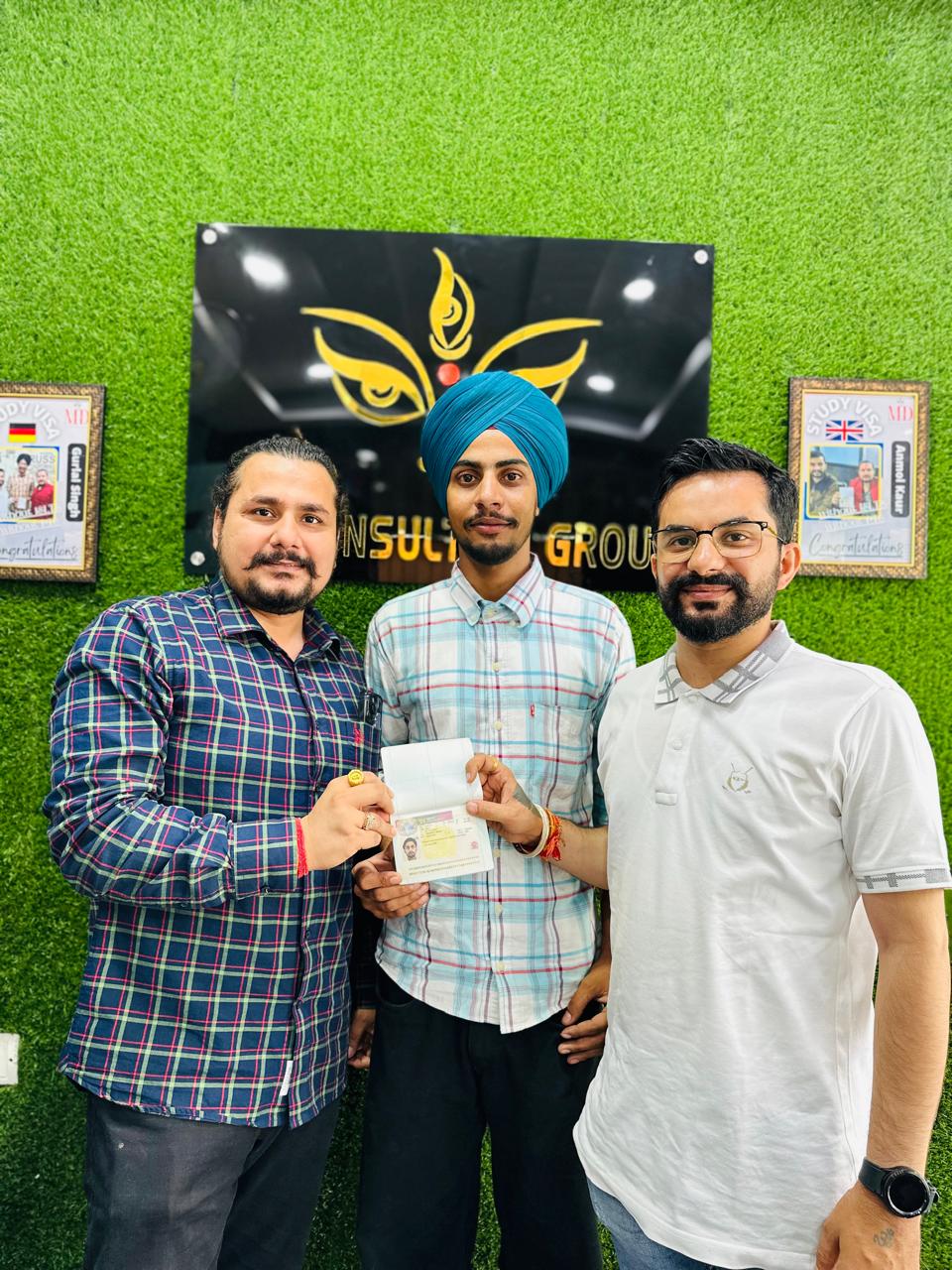 Harman Sidhu — visa approved with Maa Durga Consulting Group