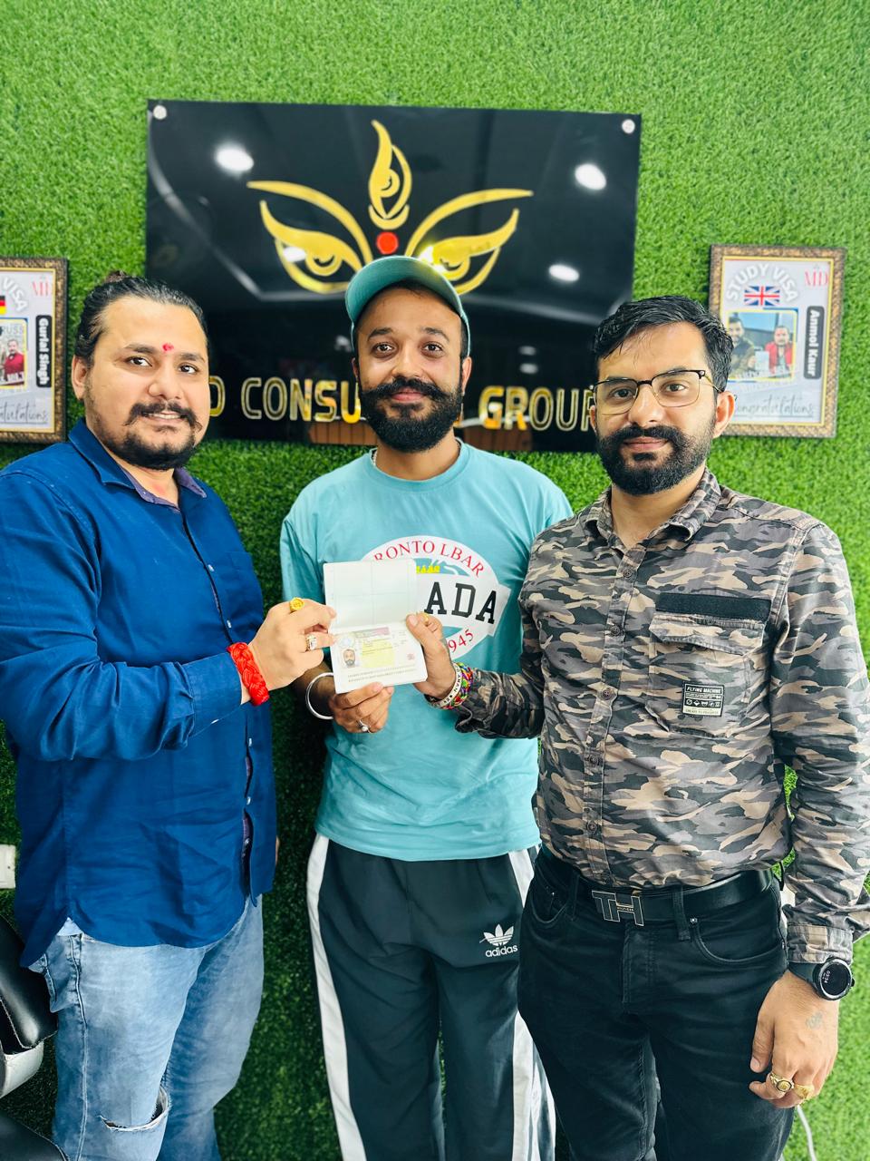 Harpreet Singh — visa approved with Maa Durga Consulting Group