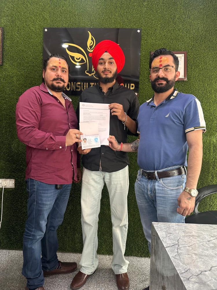 Simranjeet Kaur — visa approved with Maa Durga Consulting Group