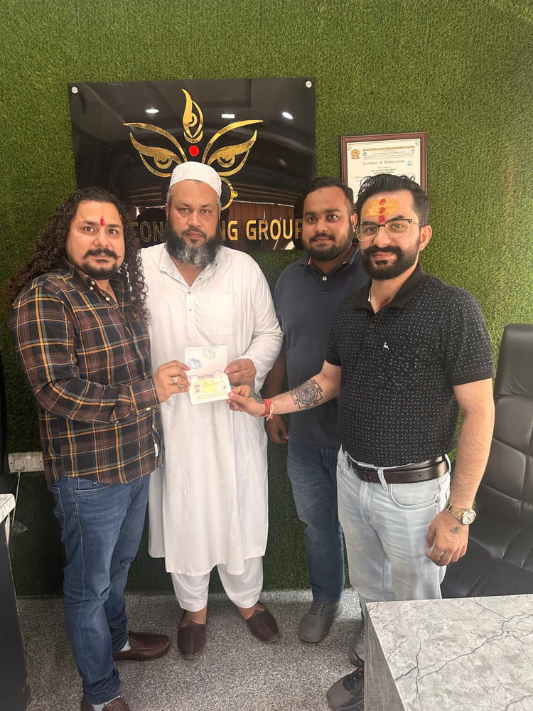 Rajdeep Sharma — visa approved with Maa Durga Consulting Group