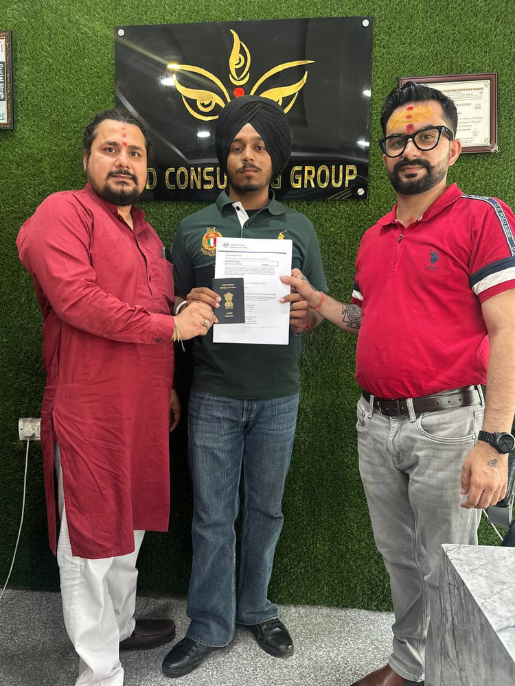 Gurleen Dhillon — visa approved with Maa Durga Consulting Group