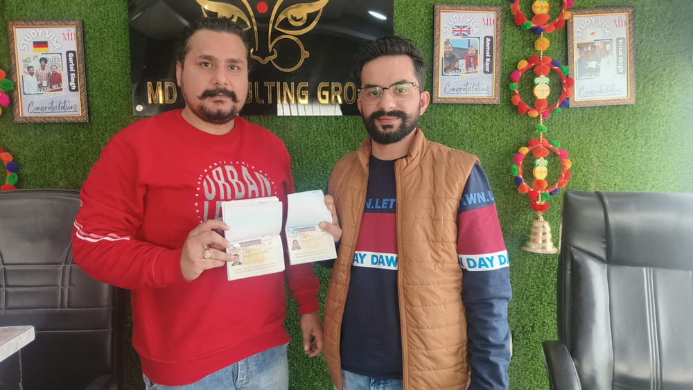 Rajdeep Sharma — visa approved with Maa Durga Consulting Group