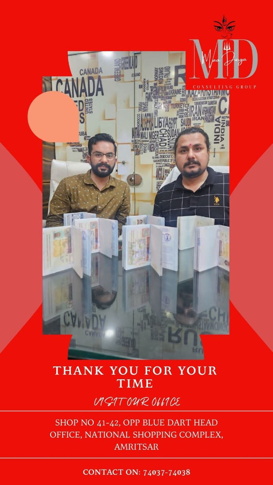 Amritpal Singh — visa approved with Maa Durga Consulting Group