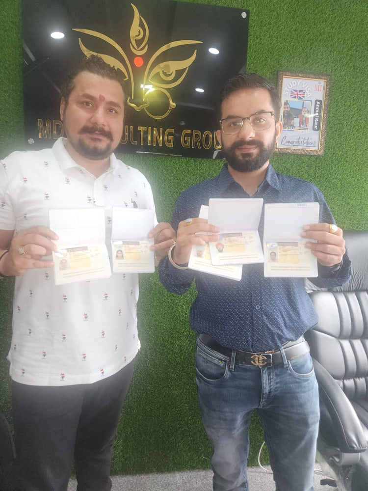 Komal Verma — visa approved with Maa Durga Consulting Group